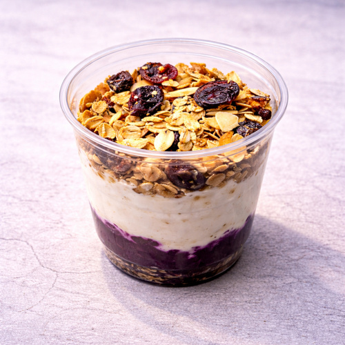 GRANOLA GREEK YOGURT BOWL WITH HOMEMADE GRANOLLA